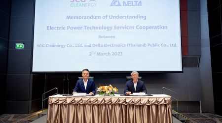 เดลต้า ประเทศไทย และ เอสซีจี คลีนเนอร์ยี่ ลงนามความร่วมมือด้านการบริการพลังงานทดแทน