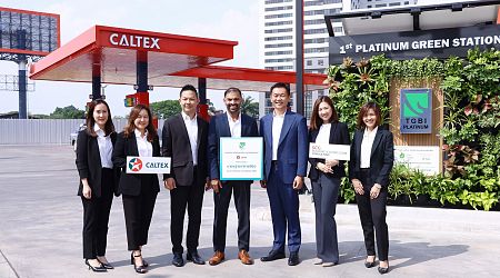 สถานีบริการน้ำมันคาลเท็กซ์ คว้ารางวัลอาคารเขียวระดับ Platinum แห่งแรกในประเทศไทย