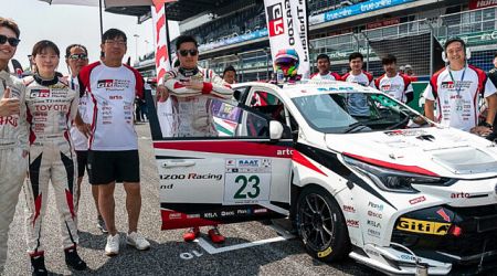Toyota Gazoo Racing ประเดิมแชมป์สนามแรก RAAT ที่บุรีรัมย์