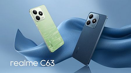 เปิดตัว realme C63 บัดเจ็ตสมาร์ตโฟนรุ่นคุ้มค่า หรูหราด้วยฝาหลังหนังวีแกน ชาร์จเร็ว 45W ในราคา 5,499 บาท