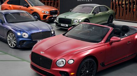 Bentley Motors เพิ่มตัวเลือกสีเคลือบด้านแบบซาตินกว่า 15 เฉดสี