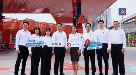 Ponix ติดตั้งระบบโซลาร์รูฟท็อปในสถานีบริการน้ำมัน Caltex