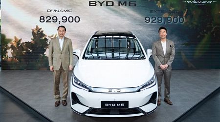 บีวายดี ร่วมกับ เรเว่ ออโตโมทีฟ เปิดตัว BYD M6  รถ MPV ไฟฟ้า 6 ที่นั่ง วิ่งไกล 530 กม.