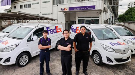 FedEx เสริมทัพรถไฟฟ้าในไทย เดินหน้าบรรลุเป้าหมายขนส่งไร้มลพิษ