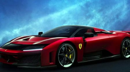 2025 Ferrari F80 ไฮเปอร์คาร์พลัง V6 ไฮบริด 1,200 แรงม้า