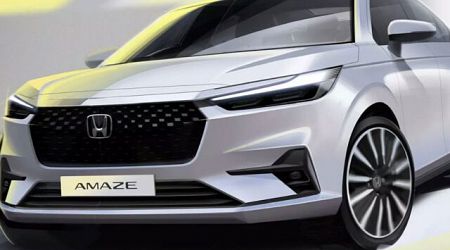 Honda เผยภาพสเกทช์ Honda Amaze รุ่นใหม่เจนเนอเรชั่น 3