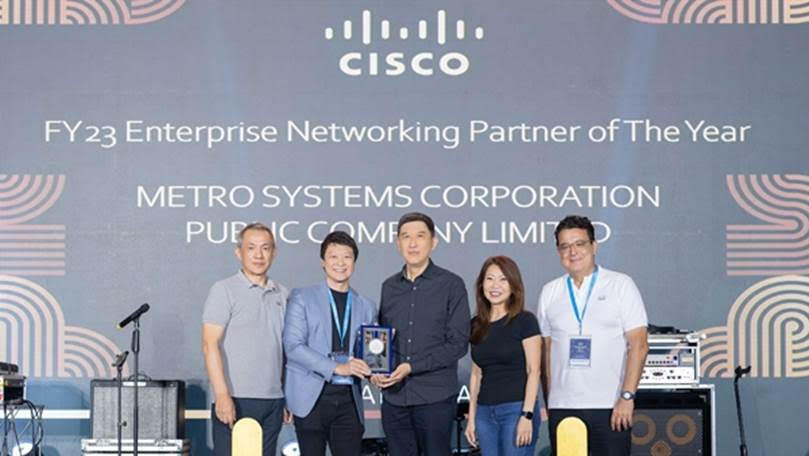 MSC คว้า 3 รางวัลแห่งปีจากงาน Cisco Thailand & Myanmar Partner Appreciation Event 2023