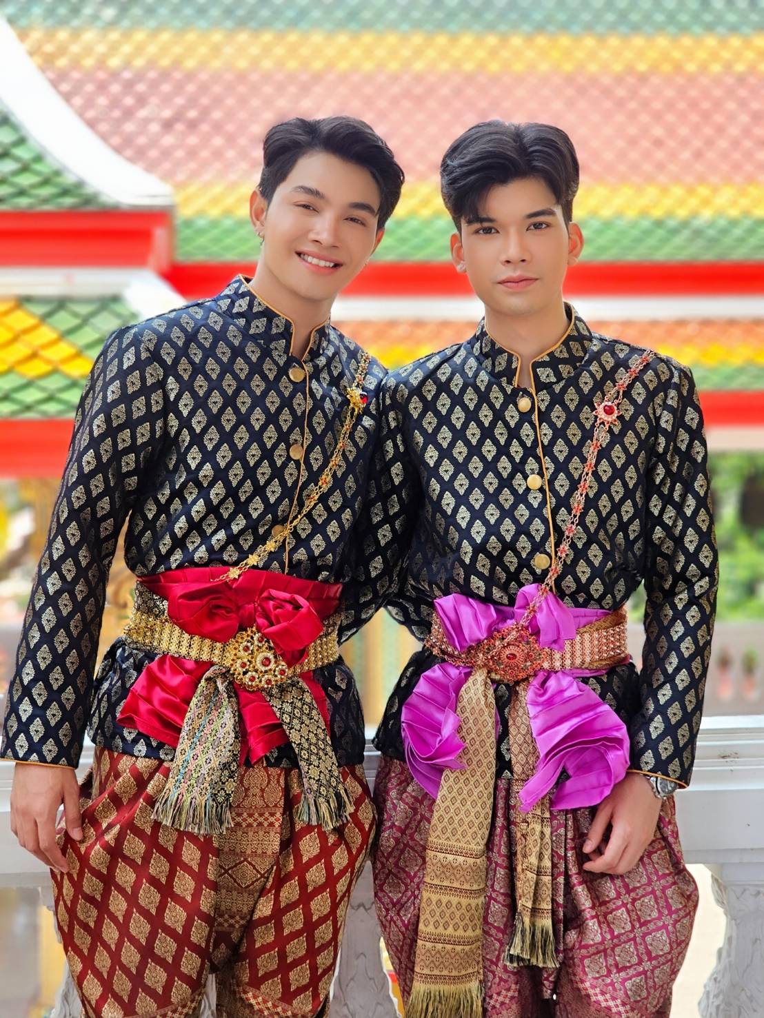 “เล้งซัน” Youngboy นายมัธยมกับผ้าแดง ฉ่ำมง แต่งชุดไทยร่วมสืบสานประเพณีวันสงกรานต์วัดบัวขวัญ ประจำปี 2567