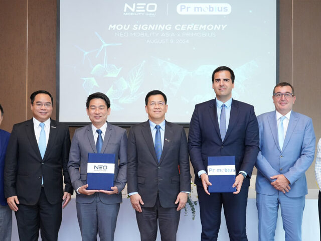 Neo Mobility Asia เซ็น MOU กับ Primobius ต่อยอดธุรกิจ