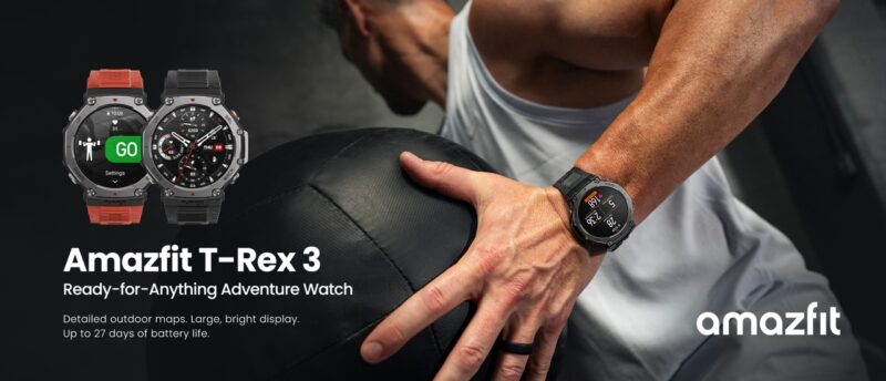 Amazfit เปิดตัว T-Rex 3 สมาร์ทวอทช์สายลุยรุ่นล่าสุด ที่ตอบโจทย์ทุกการผจญภัย